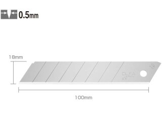 Náhradní čepele Olfa 18mm LB-10 - 
