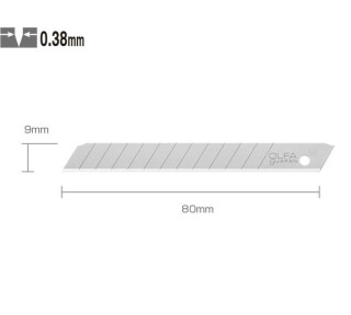 Náhradní čepele Olfa 9mm AB-10