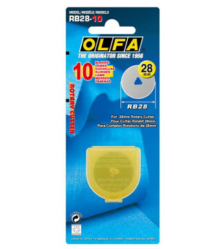 Náhradní nože do rotačního řezáku Olfa 28mm - 