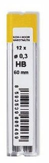 Náhradní tuhy do mikrotužky HB 0,3mm - 