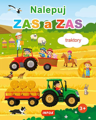 Nalepuj ZAS a ZAS - Traktory snímatelné samolepky - 