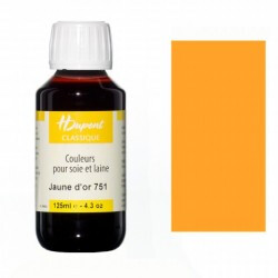 Napařovací barva na hedvábí Dupont 125ml – 751 Golden Yellow - 