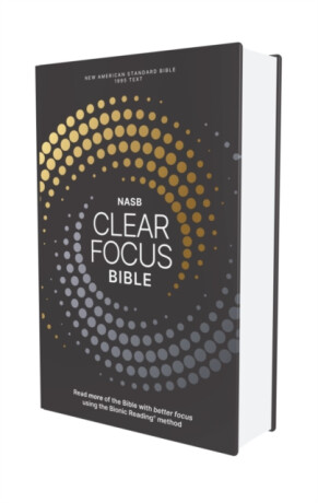 NASB, Clear Focus Bible, Hardcover, Charcoal/Gold - Zondervan