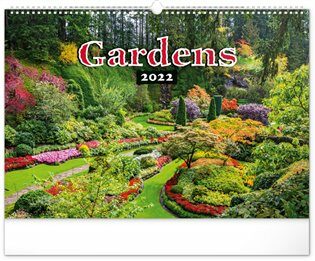 Nástěnný kalendář Gardens 2022 - neuveden