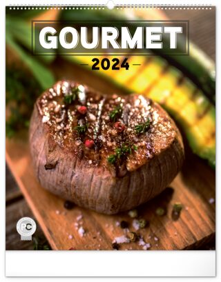 Kalendář 2024 nástěnný: Gourmet, 48 × 56 cm - neuveden