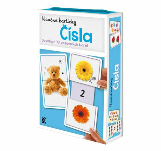 Naučné kartičky: Čísla (Obsahuje 30 posuvných karet) - neuveden