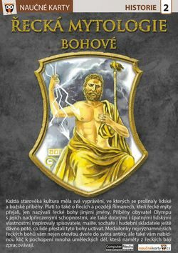 Řecká mytologie Bohové - Naučná karta - neuveden