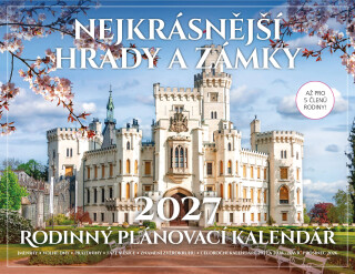 Nejkrásnější hrady a zámky - Rodinný plánovací kalendář 2027 - 