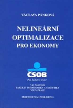 Nelineární optimalizace pro ekonomy, 2. - Václava Pánková