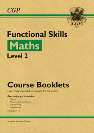 New Functional Skills Maths Level 2 - Course Booklets Pack (with Online Edition) - CGP Books