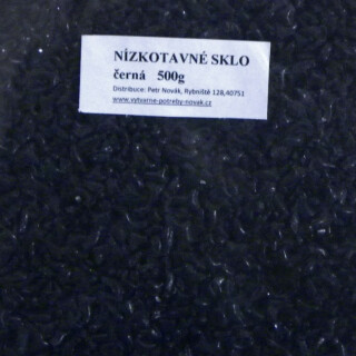Nízkotavné sklo 0,5kg – černá - 