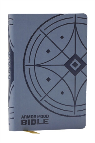 NKJV Armor of God Bible, Blue/Gray Leathersoft (Childrenâ€™s Bible, Red Letter, Comfort Print, Holy Bible): New King James Version - Thomas Nelson