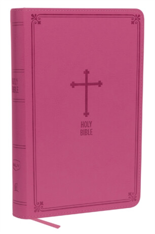 NKJV, Deluxe Gift Bible, Leathersoft, Pink, Red Letter, Comfort Print - Thomas Nelson