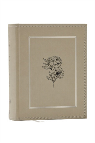NKJV, Journal the Word Bible, Large Print: Reflect, Journal or Create Art Next to Your Favorite Verses (Stone Leathersoft over board, Red Letter) - Thomas Nelson