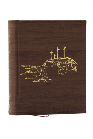 NKJV, Journal the Word Reference Bible: Let Scripture Explain Scripture. Reflect on What You Learn (Brown Leathersoft over Board, Red Letter, Comfort Print) - Thomas Nelson