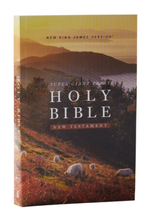 NKJV Super Giant Print New Testament, Softcover, Red Letter, Comfort Print - Thomas Nelson
