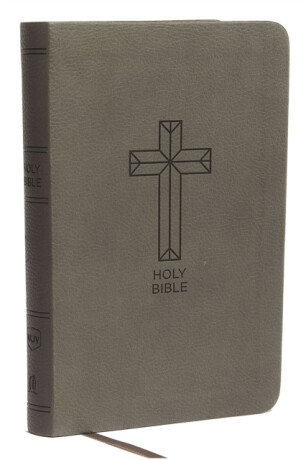 NKJV, Thinline Bible, Compact, Leathersoft, Black, Red Letter, Comfort Print - Thomas Nelson