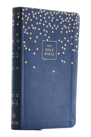 NKJV, Thinline Bible Youth Edition, Leathersoft, Blue, Red Letter, Comfort Print - Thomas Nelson