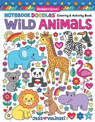 Notebook Doodles Wild Animals - Jess Volinski
