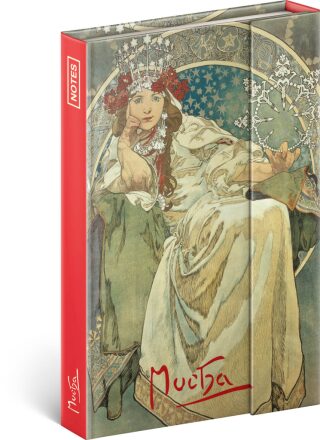 Notes Alfons Mucha - Princezna, linkovaný - neuveden