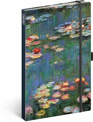Notes Claude Monet, linkovaný, 13 × 21 cm - neuveden