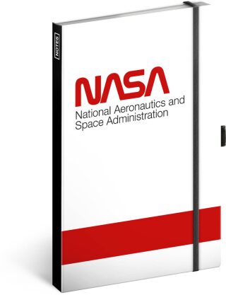 Notes NASA Worm, linkovaný, 13 × 21 cm - neuveden