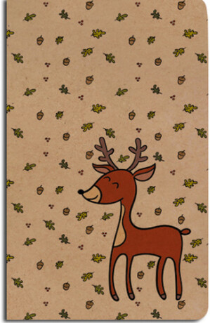 Notes prázdný Srnec A5 - 