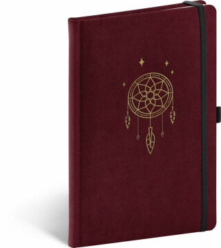 Notes Samet Lapač snů, linkovaný, 13 × 21 cm - neuveden