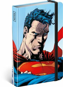 Notes Superman – World Hero, linkovaný, 11 × 16 cm (Defekt) - neuveden