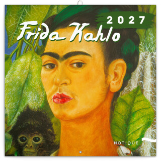 NOTIQUE Grid calendar Frida Kahlo 2027, 30 x 30 cm - 