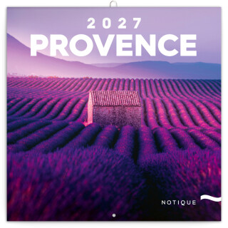 NOTIQUE Grid calendar Provence 2027, 30 x 30 cm - 