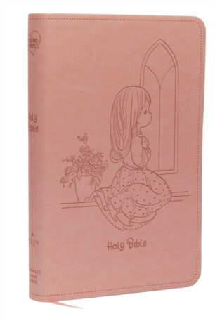 NRSVCE, Precious Moments Bible, Pink, Leathersoft, Comfort Print - Catholic Bible Press