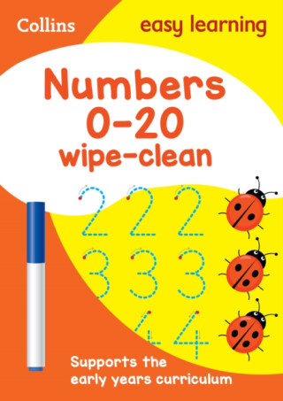 Numbers 0-20 Age 3-5 Wipe Clean Activity Book - Collins Easy Learning