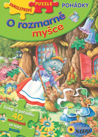 Samolepkové puzzle O rozmarné myšce (poškozená) - neuveden
