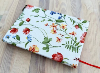 Obal na knihu - Luční květy (S) - 