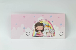 Obálka na peníze Princezna - Obálky na peníze (Defekt) - neuveden