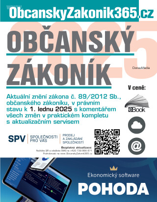Občanský zákoník 2025 s úvodním komentářem změn -  kolektiv
