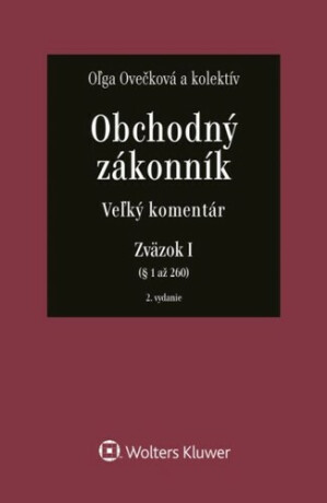 Obchodný zákonník - Oľga Ovečková
