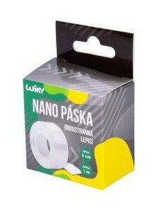 Oboustranná lepící Nano páska 1m x 3cm - Neuveden