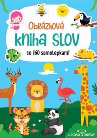 Obrázková kniha slov se samolepkami - 