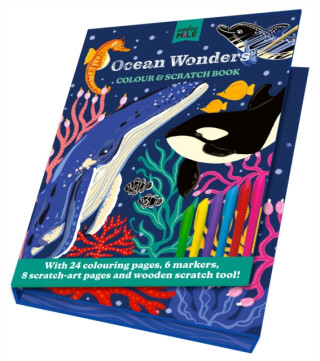 Ocean Wonders Colour and Scratch Book - Creative Mile