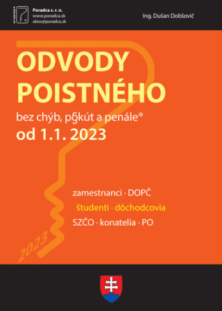 Odvody poistného od  1. 1. 2023 - Dušan Dobšovič