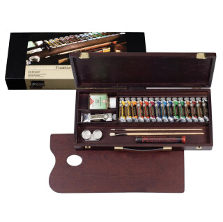 Olej Rembrandt v dřevěném kufříku Traditional - 