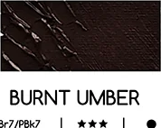 Olejová barva Meeden 60ml – 10 Burnt Umber - 