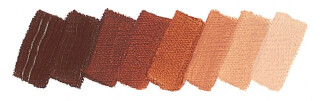 Olejová barva Mussini 35ml – 661 natural burnt Sienna - 
