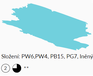 Olejová barva Umton 20ml – 0041 Blankytná modř - 