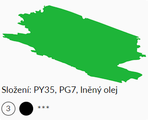 Olejová barva Umton 20ml – 0059 Kadmiová zeleň světlá - 