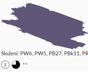 Olejová barva Umton 20ml – 0077 Paynova šeď světlá - 