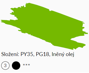 Olejová barva Umton 20ml – 0078 Kadmio-chromitá zeleň skvělá - 