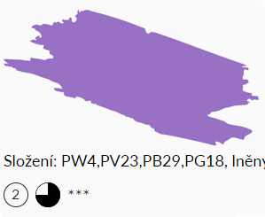 Olejová barva Umton 20ml – 0099 Violeť šedá - 